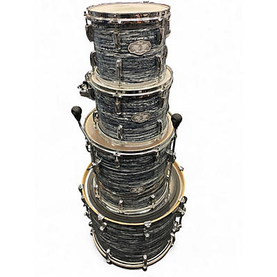 Used Pearl 4 Piece Vision Silver Oyster Pearl Drum Kit