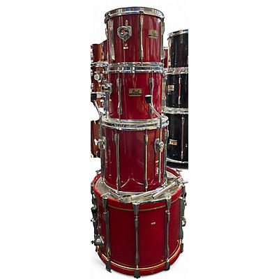 Used Pearl 4 Piece blx sequioa Red Drum Kit