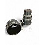 Used Pearl 4 Piece roadshow Pewter Drum Kit Pewter