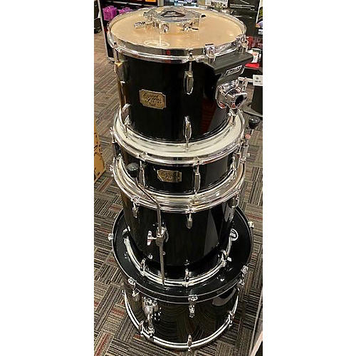 Pearl Used Pearl 4 piece Export Black Drum Kit Black