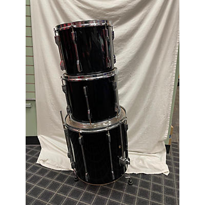 Used Pearl 4 piece Export Black Drum Kit