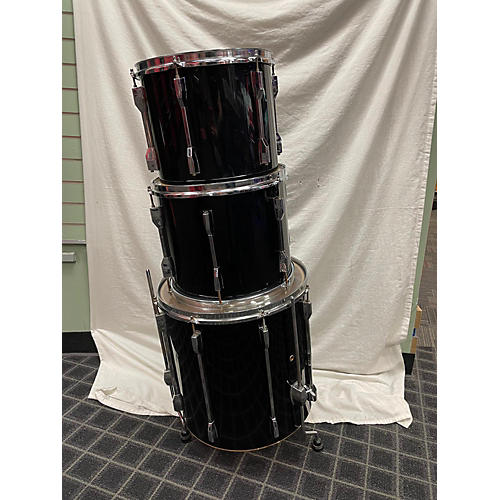 Pearl Used Pearl 4 piece Export Black Drum Kit Black