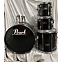 Used Pearl Used Pearl 4 piece Export Black Drum Kit Black