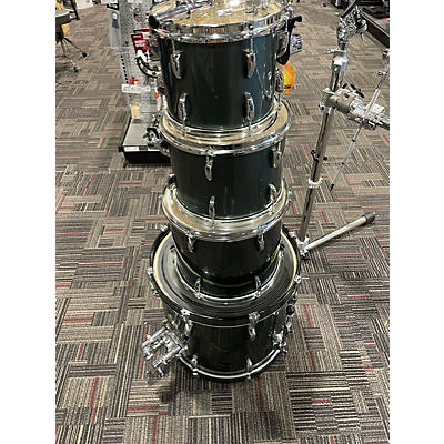 Used Pearl 4 piece Export Blue Drum Kit