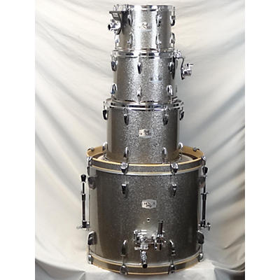 Pearl Used Pearl 4 piece Export Gray Sparkle Drum Kit