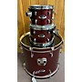 Used Pearl Used Pearl 4 piece Export New Fusion Burgundy Sparkle Drum Kit Burgundy Sparkle