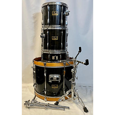 Used Pearl 4 piece Export Series Black Drum Kit