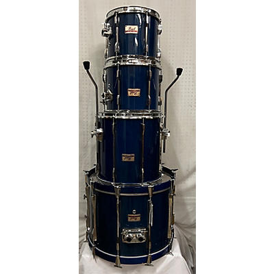 Pearl Used Pearl 4 piece MLX Sheer Blue Drum Kit