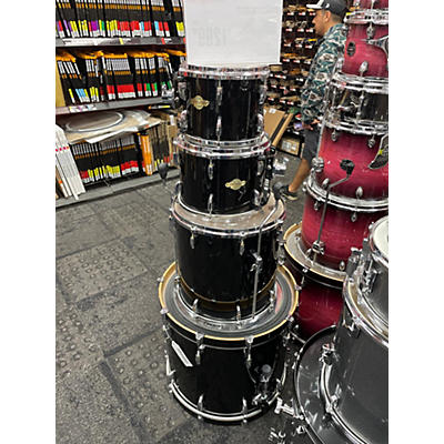 Pearl Used Pearl 4 piece Masters MCX Series Black Drum Kit