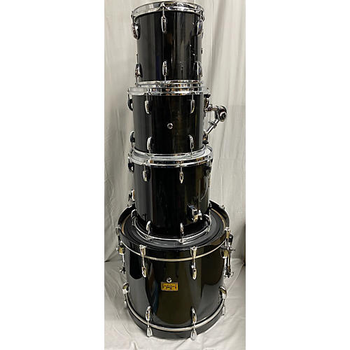 Pearl Used Pearl 4 piece Masters MCX Series Trans Black Drum Kit Trans Black