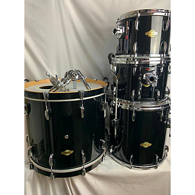 Used Pearl 4 piece Masters Piano Black Drum Kit