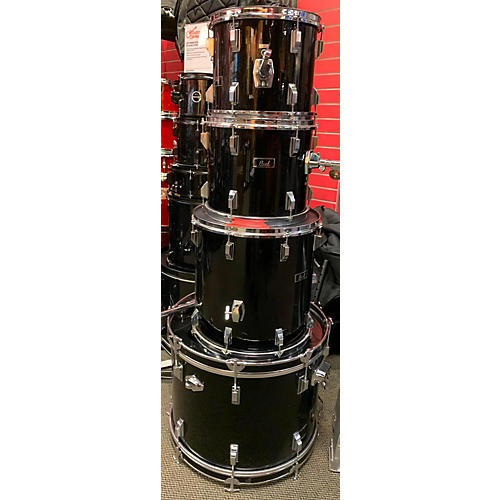 Pearl Used Pearl 4 piece Pearl Starter's Shell Pack Black Onyx Drum Kit Black Onyx