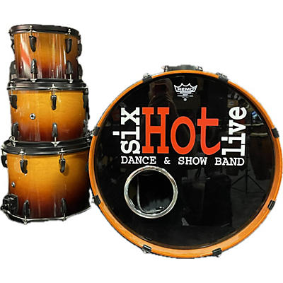 Pearl Used Pearl 4 piece Session Custom Prestige Sunburst Drum Kit