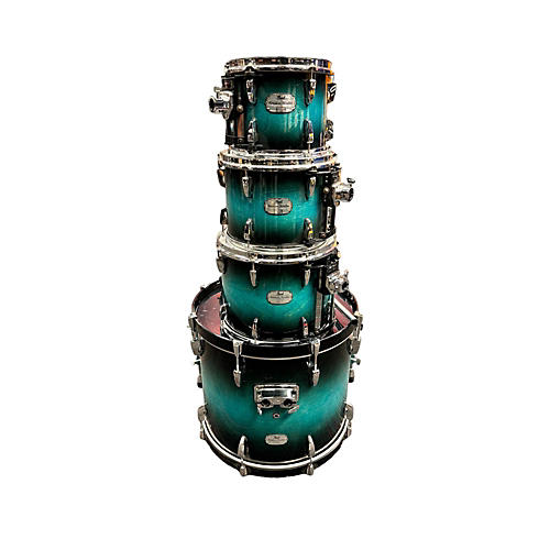 Pearl Used Pearl 4 piece Session Studio Classic Ocean Turquoise Drum Kit Ocean Turquoise