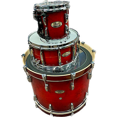 Used Pearl 4 piece Session Studio Select Red Drum Kit