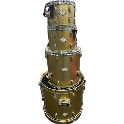 Pearl Used Pearl 4 piece Vision Gold Sparkle Drum Kit