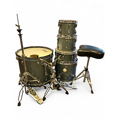 Used Pearl 5 Piece 5-PIECE ROADSHOW Gunmetal Gray Drum Kit