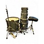 Used Pearl 5 Piece 5-PIECE ROADSHOW Gunmetal Gray Drum Kit Gunmetal Gray