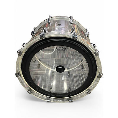 Used Pearl 5 Piece CRYSTAL BEAT Clear Drum Kit