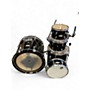 Used Pearl 5 Piece DECADE MAPLE Black Drum Kit Black
