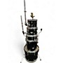 Used Pearl 5 Piece DECADE MAPLE Black Drum Kit Black