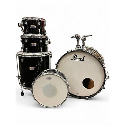 Used Pearl 5 Piece Decade Maple Black Drum Kit