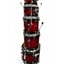 Used Pearl 5 Piece Decade Maple Deep Red Burst Drum Kit Deep Red Burst