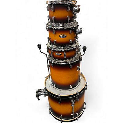 Used Pearl 5 Piece Decade Maple Satin Amburst Drum Kit