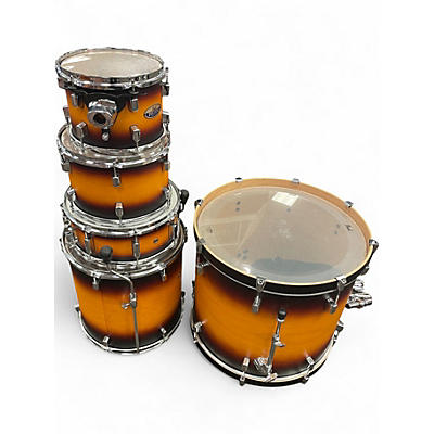 Used Pearl 5 Piece Decade Maple Satin Amburst Drum Kit