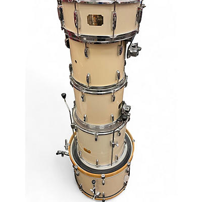 Used Pearl 5 Piece Export Alpine White Drum Kit