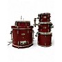 Used Pearl 5 Piece Export BURGUNDY STAIN Drum Kit BURGUNDY STAIN