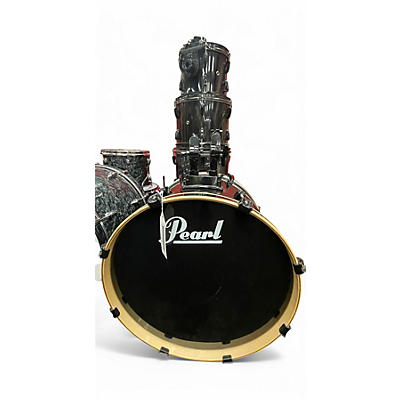 Used Pearl 5 Piece Export Black Drum Kit