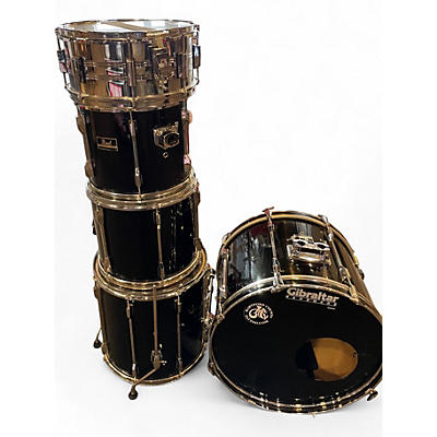 Used Pearl 5 Piece Export Black Drum Kit