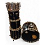 Used Pearl 5 Piece Export Black Drum Kit Black