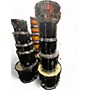 Used Pearl 5 Piece Export Black Drum Kit Black