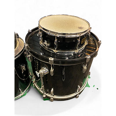 Used Pearl 5 Piece Export Black Drum Kit