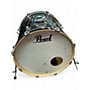 Used Pearl 5 Piece Export Black Drum Kit Black