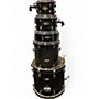 Used Pearl 5 Piece Export Black Drum Kit Black