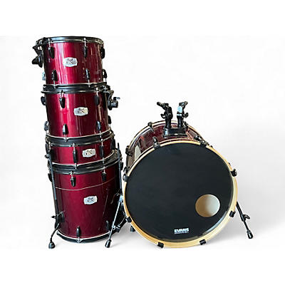 Used Pearl 5 Piece Export EX Wine Red Drum Kit