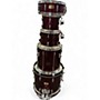 Used Pearl 5 Piece Export Maroon Drum Kit Maroon