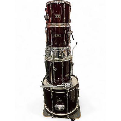 Used Pearl 5 Piece Export Midnight Wine Drum Kit