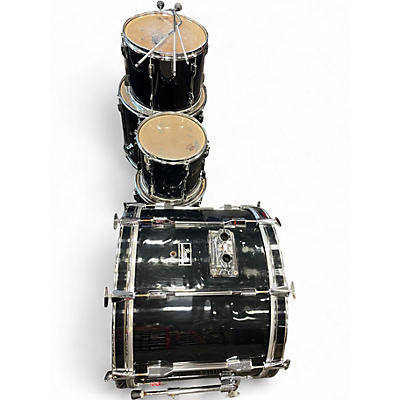 Used Pearl 5 Piece Export PIANO BLACK Drum Kit