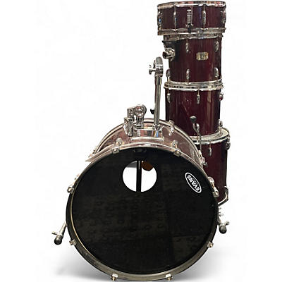 Used Pearl 5 Piece Export Red Drum Kit