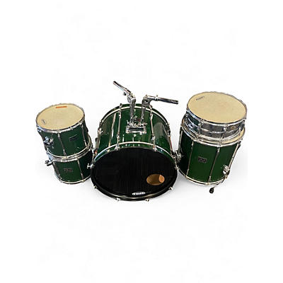 Used Pearl 5 Piece Export Teal Drum Kit