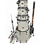 Used Pearl 5 Piece Export WHITE Drum Kit WHITE