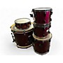 Used Pearl Used Pearl 5 Piece Export Wine Red Drum Kit Wine Red