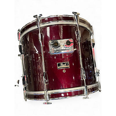 Used Pearl 5 Piece Export Wine Red Drum Kit
