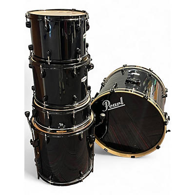 Used Pearl 5 Piece Forum Black Drum Kit