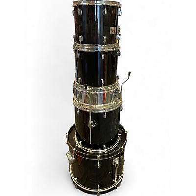 Used Pearl 5 Piece Forum Black Drum Kit