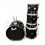 Used Pearl 5 Piece Forum Black Drum Kit Black